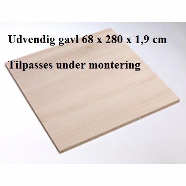 Udvendige gavle