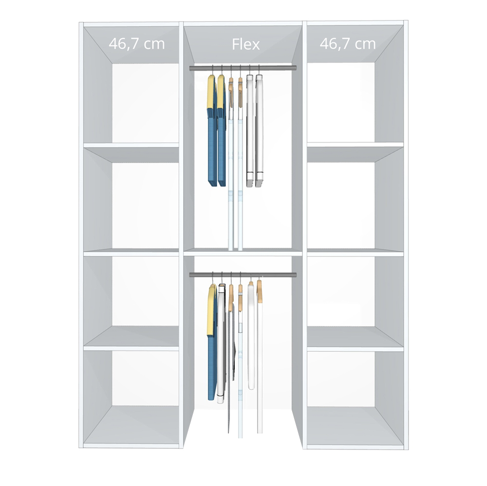 Inventar fra bredde 140 cm til 160 cm - Celebert - Model B