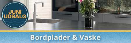 Bordplader og Vaske