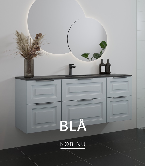 Blåt badeværelse