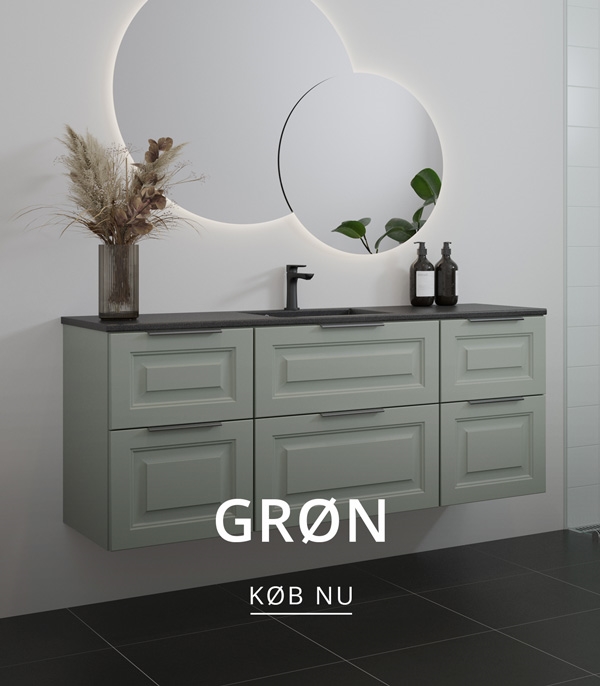 Grønt badeværelse