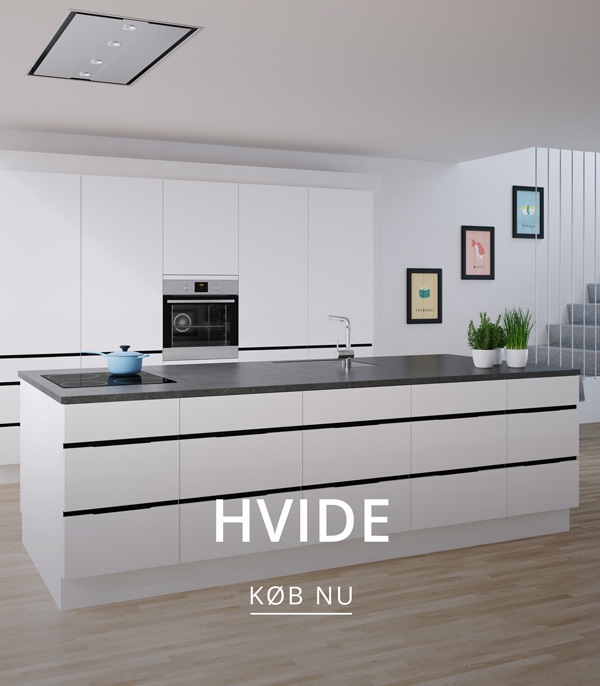 Hvidt køkken