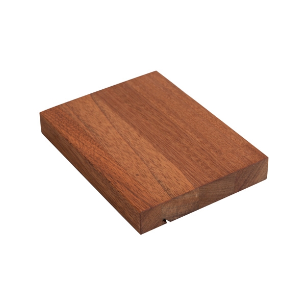 Massiv klarolieret træbordplade i mahogni - Forbandt - FSC® MIX 70% på mål