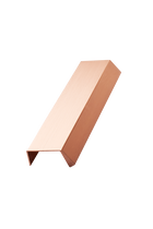 Furnipart - Bench - greb i aluminium børstet kobber CC2x80mm L200mm B48,3m
