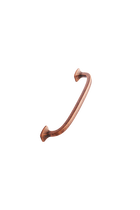 Furnipart - Classic Handle - greb i zink antik kobber CC160mm L186mm B9/18mm H38mm