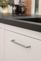 Furnipart - Compact - greb i zink inox look CC160mm L172mm B8mm H36mm