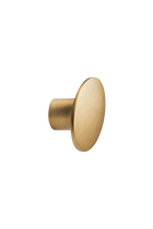Furnipart - Dome - greb i Zink Børstet messing L49,8mm B35,9mm H25,