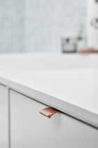 Furnipart - Edge Straight - greb i aluminium børstet kobber CC20mm L40mm B