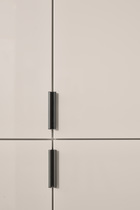 Furnipart - Edge Straight - greb i aluminium Børstet antracit CC60mm L100m