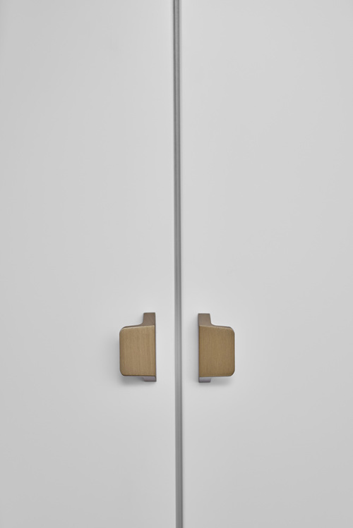 Furnipart - Envelope Knob - greb i aluminium