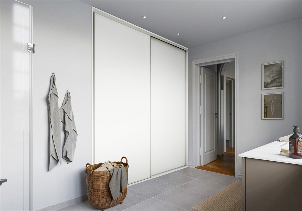 Celebert Flow skydelåger på mål til garderobe med 2 låger - Total Bredde 78 til 298 cm