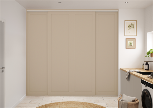 Celebert Outline skydelåger på mål til garderobe med 4 låger - Total Bredde 198 til 485,6 cm