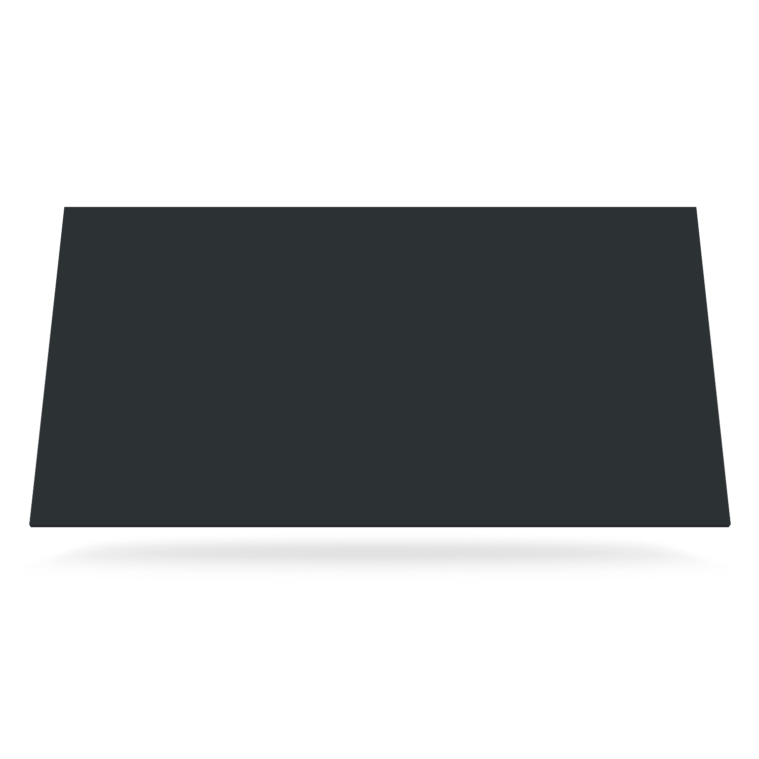 Volcanic black m sort kerne / DU U12000 XP Kompaktlaminat bordplade på mål