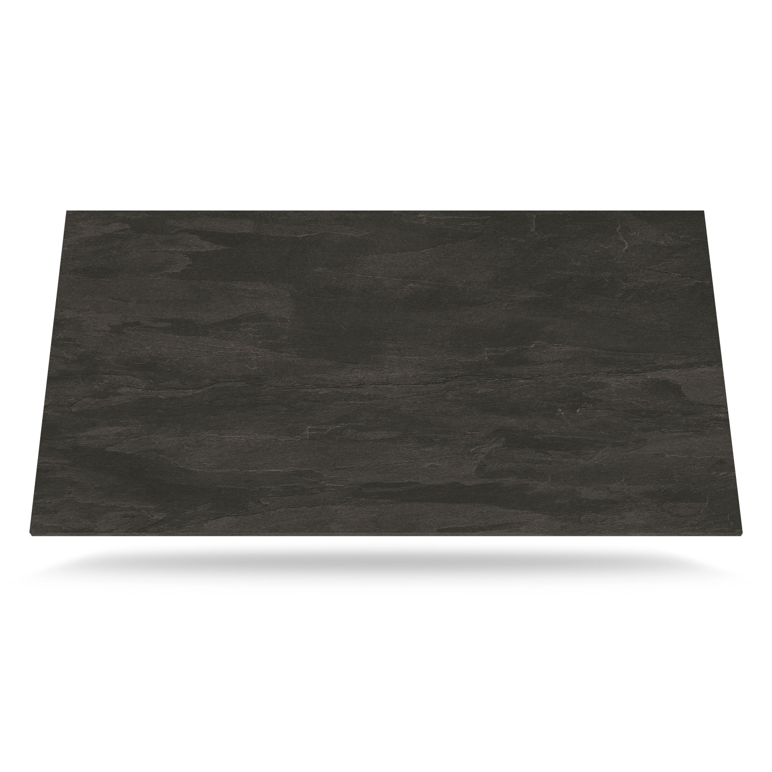 Mørkegrå Farve med skifer tekstur -  Laminat bordplade på mål - BP930