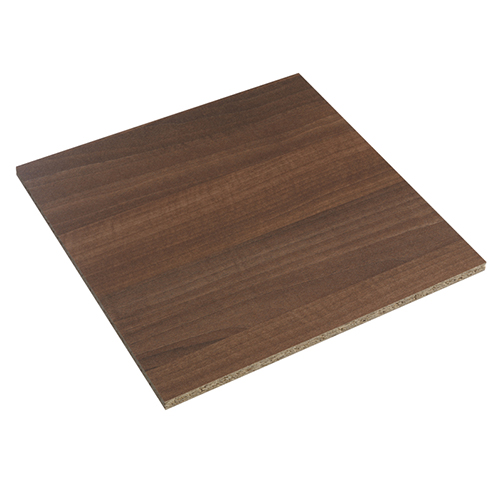 Udvendig gavl 68 x 280 cm - Valnød med faste mål