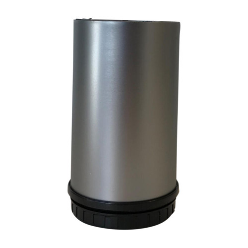 Sokkelben Ø60x122mm Alu look