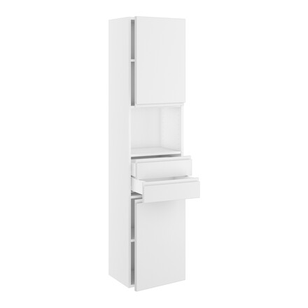 Kitchn Badhøjskab Slimline m/2 skuffer og 2 låger H:1728 D:320 B:400