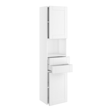 Kitchn Badhøjskab Slimline m/2 skuffer og 2 låger H:1728 D:320 B:400