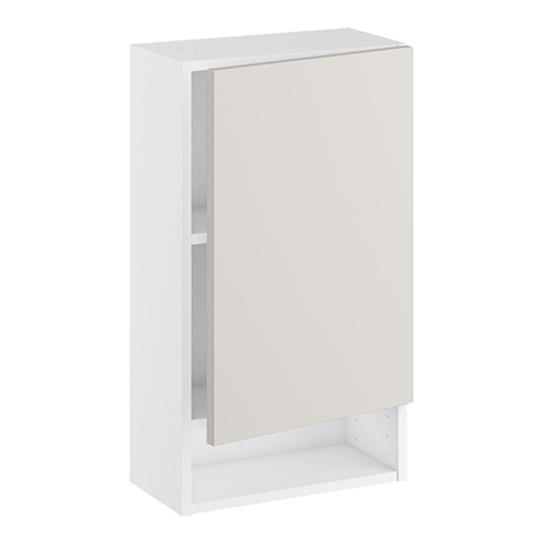 Badoverskab, 572mm låge, 2 hylder, åben nederst. H:704 B:300 D:200