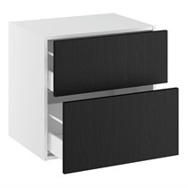 Kitchn Badunderskab lavt m/2 skuffer H:576 D:450 B:1000