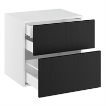 Kitchn Badunderskab lavt m/2 skuffer og 1 indvendig skuffe H:576 D:450 B:400