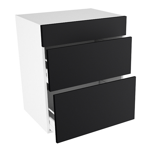 Kitchn Bad vaskeskab m/2 skuffer og sarg H:704 D:450 B:600