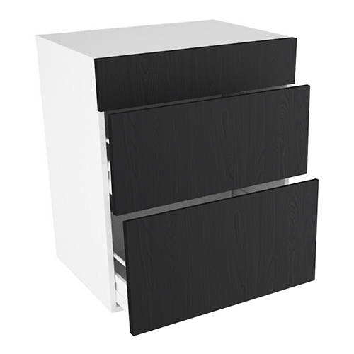 Kitchn Bad vaskeskab m/2 skuffer og sarg H:704 D:450 B:600