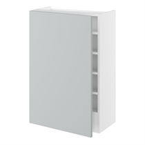 Kitchn Emhætteskab med aftagelig reol , 4 hylder og 1 låge H:896 D:320 B:600