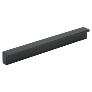 Grebsprofil 14,5x157,5x17,5, Aluminium Sort Malet CC128