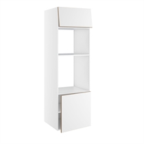 Højskab til ovn/micro nichemål 1039x567 mm. Toplåge H:316 og låge H:572 H:1952 D:580 B:600