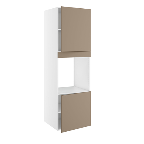 Højskab, t/ovn, 572mm låge, 700mm låge øverst, blændstykke 64mm, hul: 656mm. H:1952 B:600 D:580