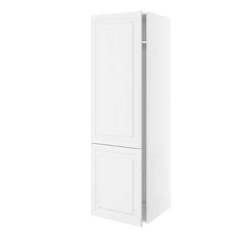 Kitchn Kosteskab m/1 hylde, slangeholder og trådindsats med 2-delt låge H:1952 D:580 B:600