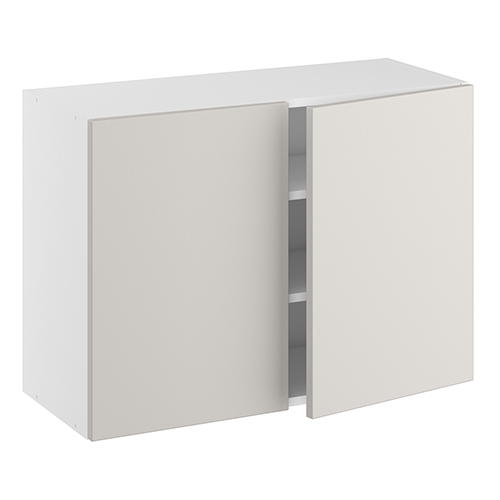 Overskab, m/dobbelt låger, 2 hylder. H:576 B:600 D:320