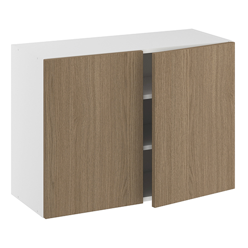 Overskab, m/dobbelt låger, 2 hylder. H:576 B:600 D:320