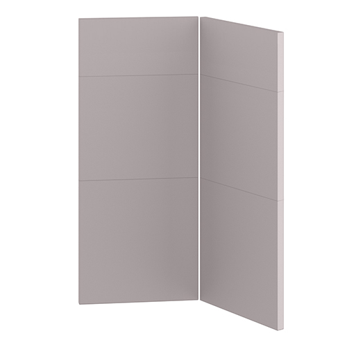 Kitchn Knæklåge 3-delt samlet Passer til U9090 H: 70 cm B: 29,6 cm