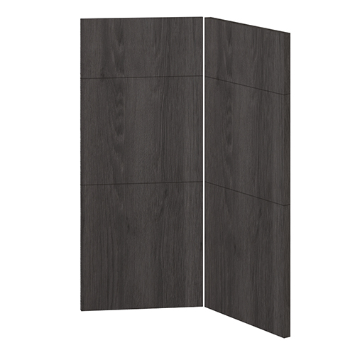 Kitchn Knæklåge 3-delt samlet Passer til U9090 H: 70 cm B: 29,6 cm