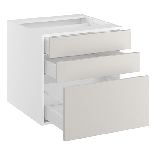 Underskab, 3 skuffer. H:576 B:400 D:580