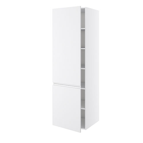 Kitchn Madskab m/5 hylder med 2-delt låge H:1952 D:580 B:400