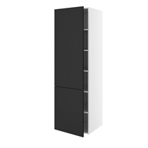 Kitchn Madskab m/5 hylder med 2-delt låge H:1952 D:580 B:400