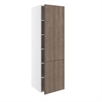 Kitchn Madskab m/5 hylder med 2-delt låge H:1952 D:580 B:400
