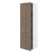 Kitchn Madskab m/5 hylder med 2-delt låge H:1952 D:580 B:400