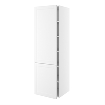 Kitchn Madskab m/5 hylder med 2-delt låge H:1952 D:580 B:400