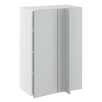 Kitchn Hjørneindstiksoverskab m/3 hylder og blændplade 340 mm (låge 296 mm. - min. 640 mm. fra væg) H:896 D:320 B:600