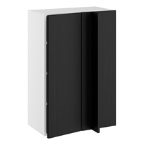 Kitchn Hjørneindstiksoverskab m/3 hylder og blændplade 340 mm (låge 296 mm. - min. 640 mm. fra væg) H:896 D:320 B:600