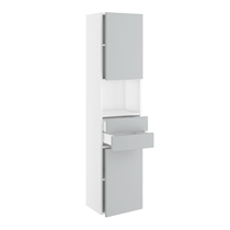 Kitchn Badhøjskab Slimline m/2 skuffer og 2 låger H:1728 D:320 B:300