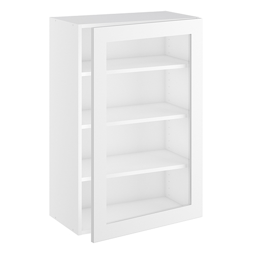 Kitchn Vitrineskab 3 hylder og 1 låge H:896 D:320 B:500