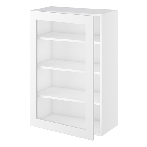 Kitchn Vitrineskab 3 hylder og 1 låge H:896 D:320 B:500