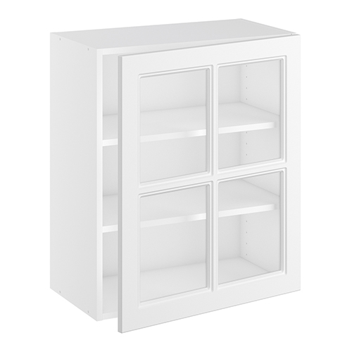 Kitchn Vitrineskab 2 hylder og 1 låge H:704 D:320 B:600