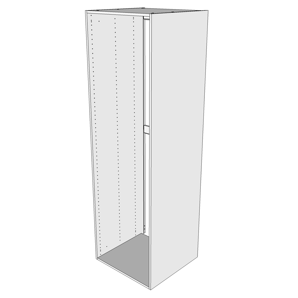Indbygningsskab til køl 63 cm