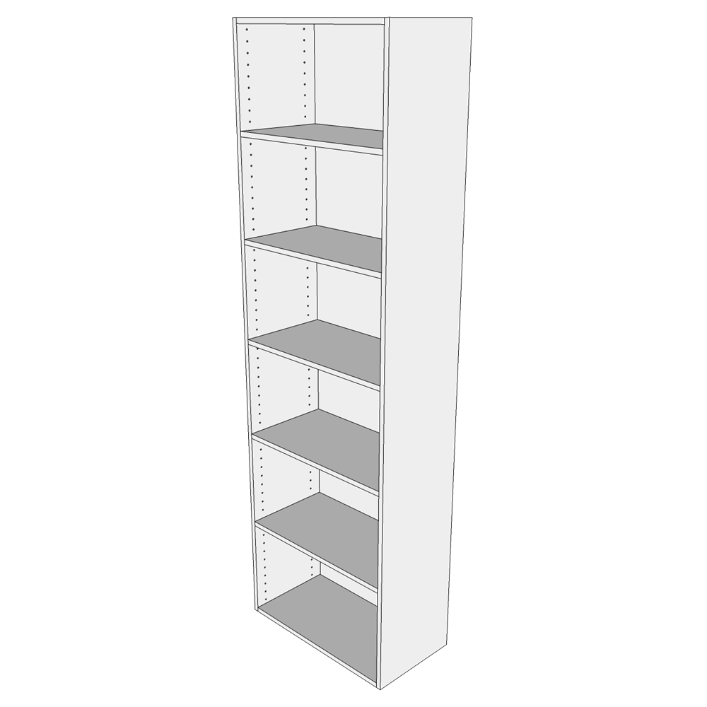 Multi-Living Tilpasningsskab 50 cm med 5 hylder